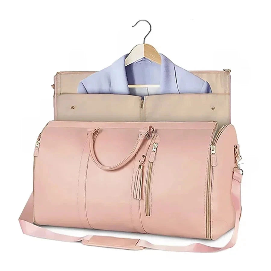 Foldable PU Travel Bag Waterproof & Spacious