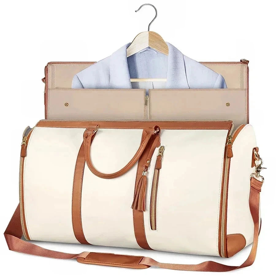 Foldable PU Travel Bag Waterproof & Spacious