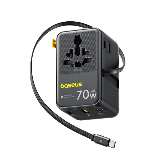 Universal Travel Adapter with USB-C and Fast Charge