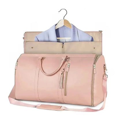 Foldable PU Travel Bag Waterproof & Spacious